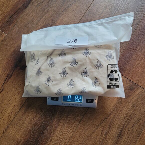 A New Day Womens XL Linen Blend Shorts Paperbag High Rise Pull On Beige Print - Picture 14 of 14